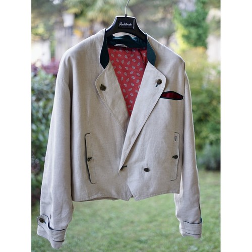 Giacca cotone misto lino - giacca,