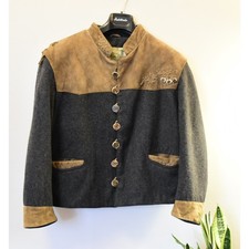 GIACCONE LANA/PELLE  UOMO tg