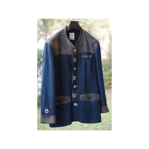 Giacca lino pelle 50 52 - giacca, 50/52